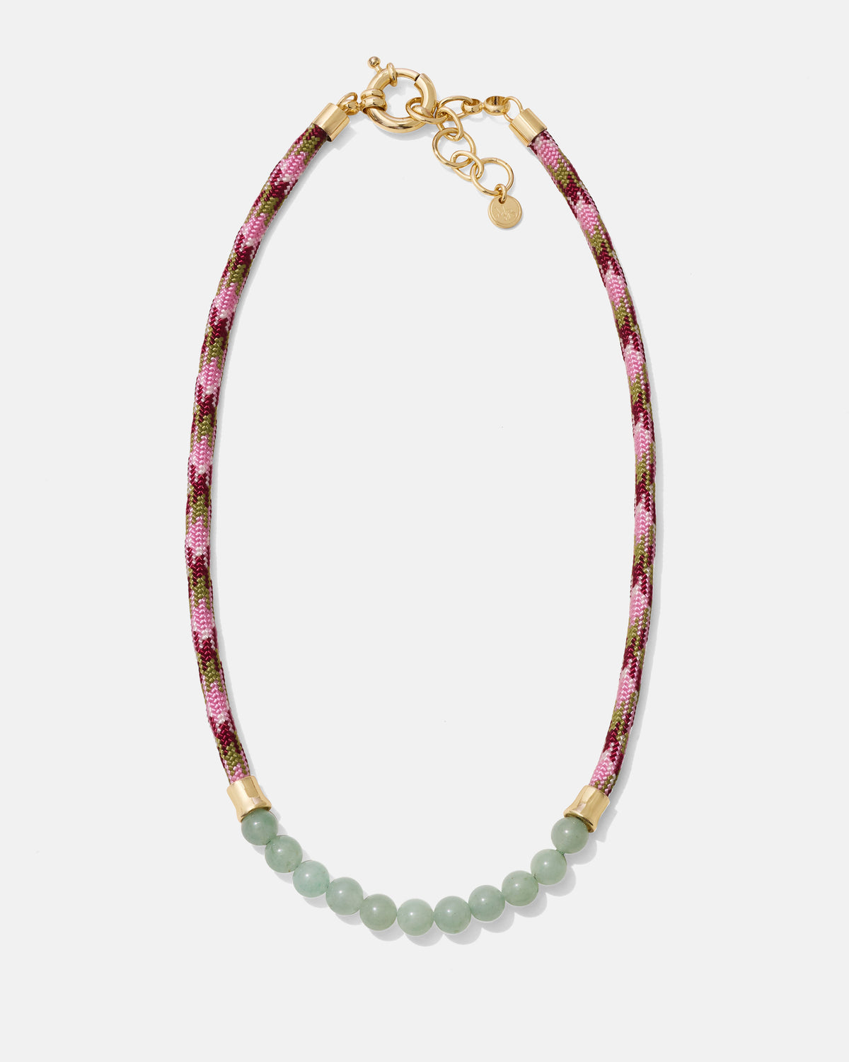 The Mister B. Necklace- Aventurine & May Flowers