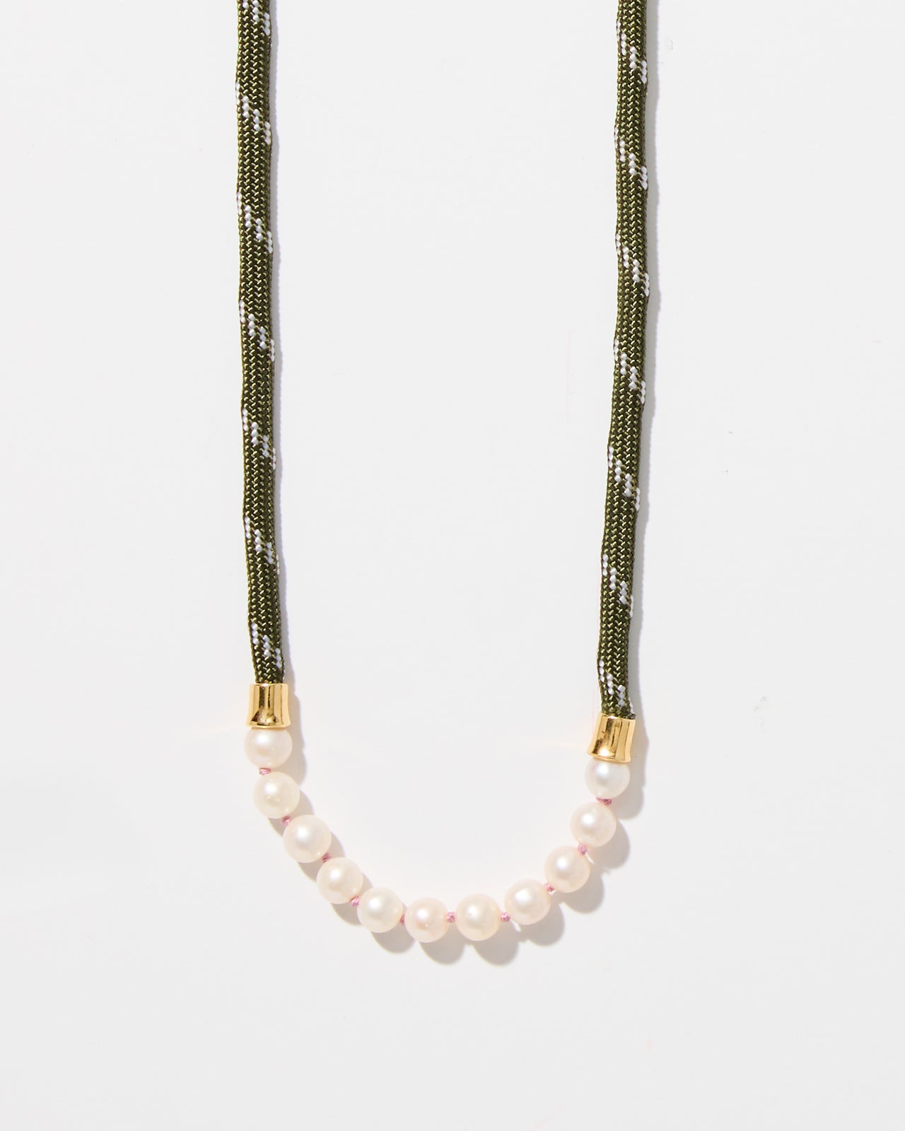 The Mister B. Necklace- Olive Cord