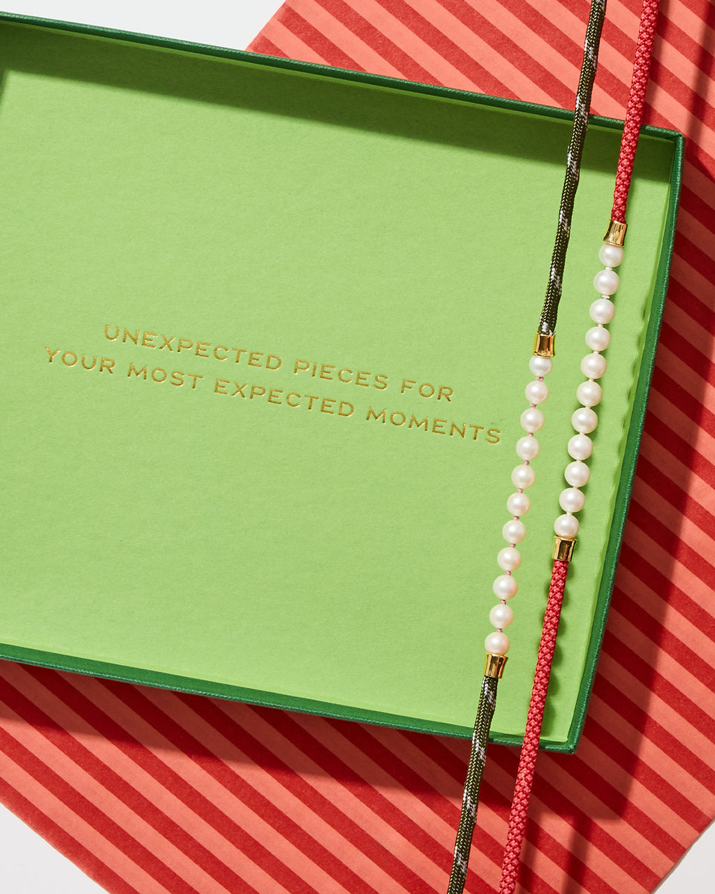 The Mister B. Necklace- Olive Cord