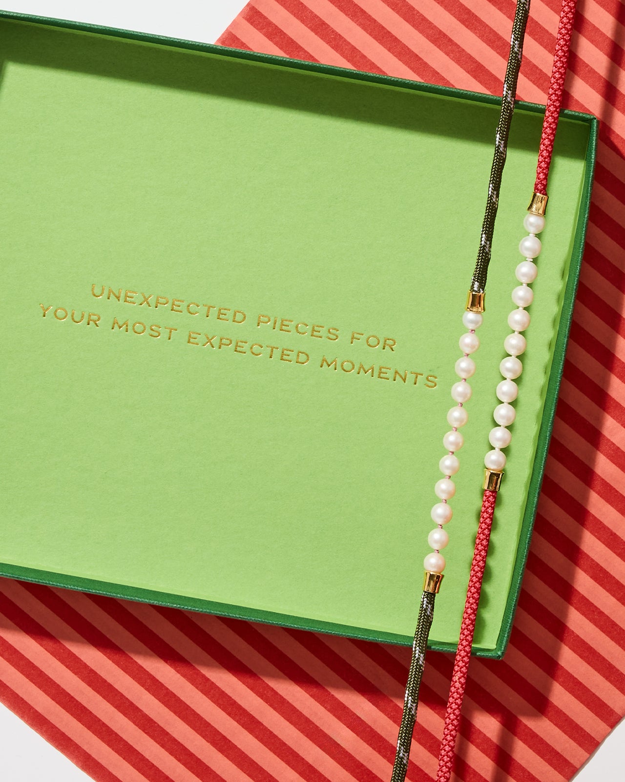 The Mister B. Necklace- Olive Cord